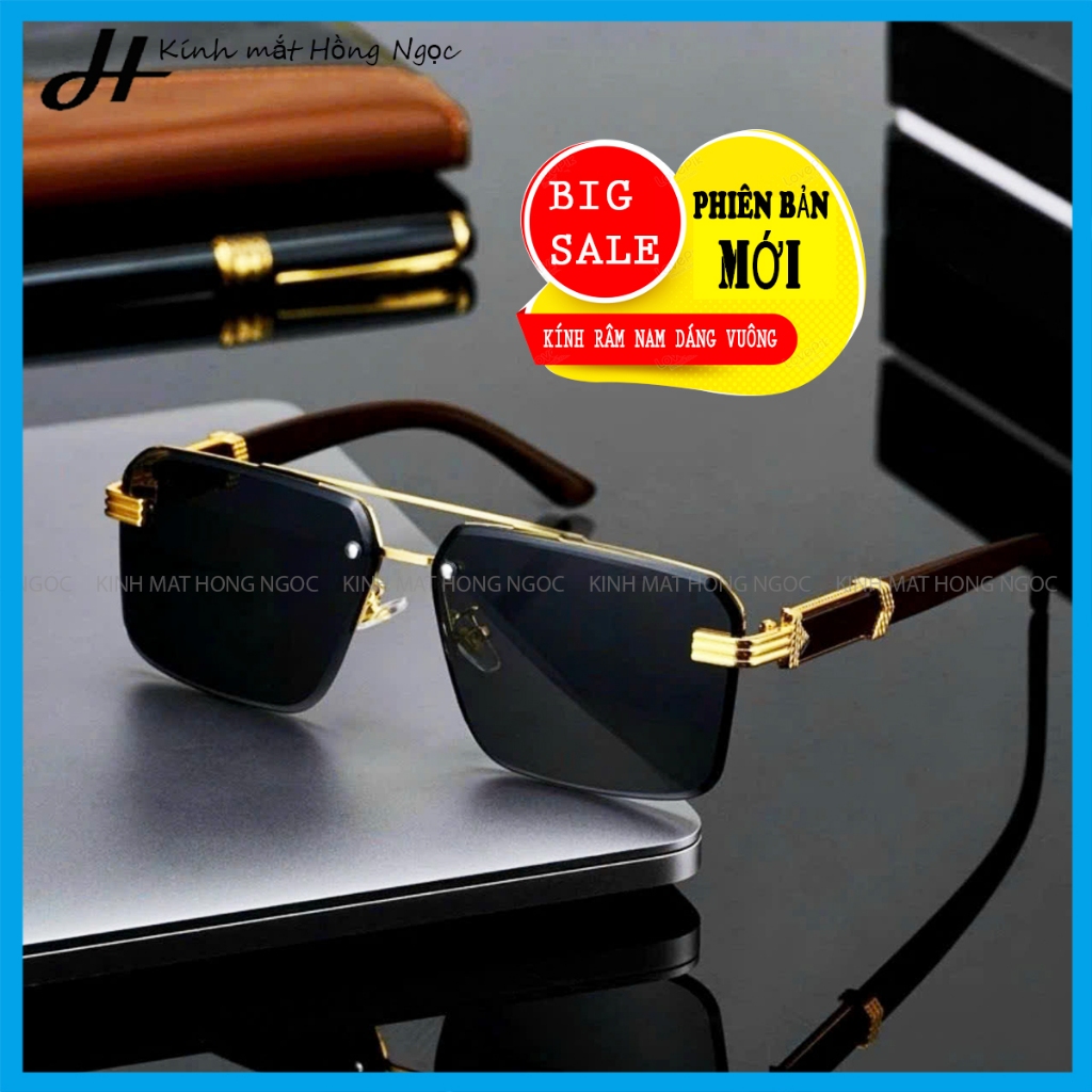 Kính mát / kính râm nam nữ dáng vuông thanh lịch | Shopee Việt Nam