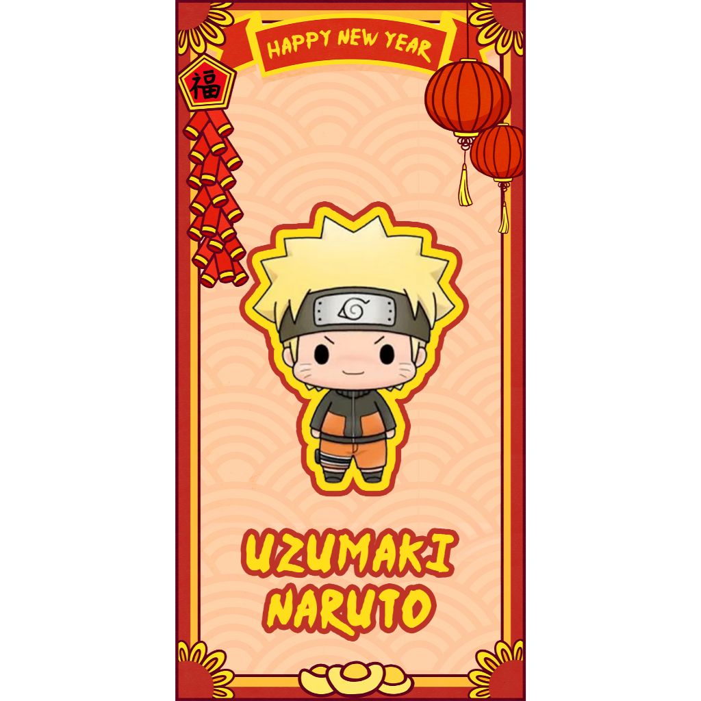 Bao lì xì tết các nhân vật Naruto - Anime Naruto - Lì xì anime