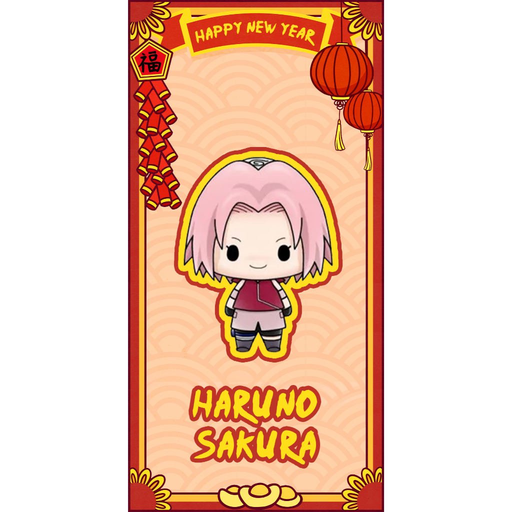 Bao lì xì tết các nhân vật Naruto - Anime Naruto - Lì xì anime