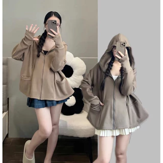 Áo Khoác Chống Nắng Umi Su Cao Cấp, Áo nữ dày dặn, Form Dài Xoè Trẻ Trung Chống Tia UV_SHIERSHOP Top Women Jacket