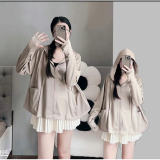 Áo Khoác Chống Nắng Umi Su Cao Cấp, Áo nữ dày dặn, Form Dài Xoè Trẻ Trung Chống Tia UV_SHIERSHOP Top Women Jacket