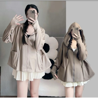 Áo Khoác Chống Nắng Umi Su Cao Cấp, Áo nữ dày dặn, Form Dài Xoè Trẻ Trung Chống Tia UV_SHIERSHOP Top Women Jacket