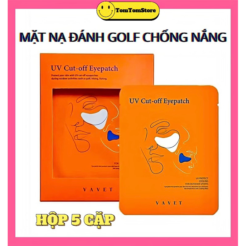 Miếng dán mặt nạ chống nắng gò má Be'Balance UV CUT OFF EYEPATCH Mask