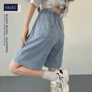 Quần short jean nữ Cao Cấp HAZEE, Quần short jean lưng cao Thời Trang Women