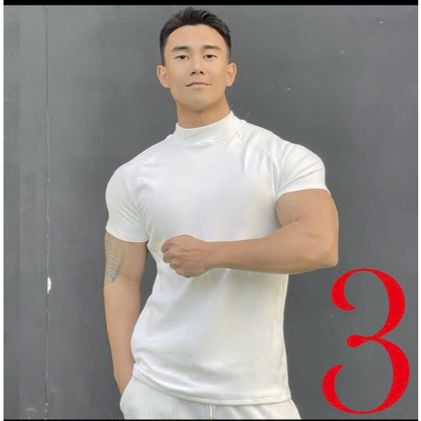 Áo thun Stee Cổ ôm BODY Co giãn 8D Cotton ICVCVNI Unisex