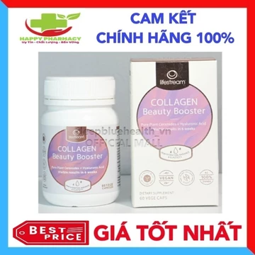 [Chính hãng] Viên uống cấp nước và bổ sung collagen Lifestream Collagen Beauty Booster (60 viên)