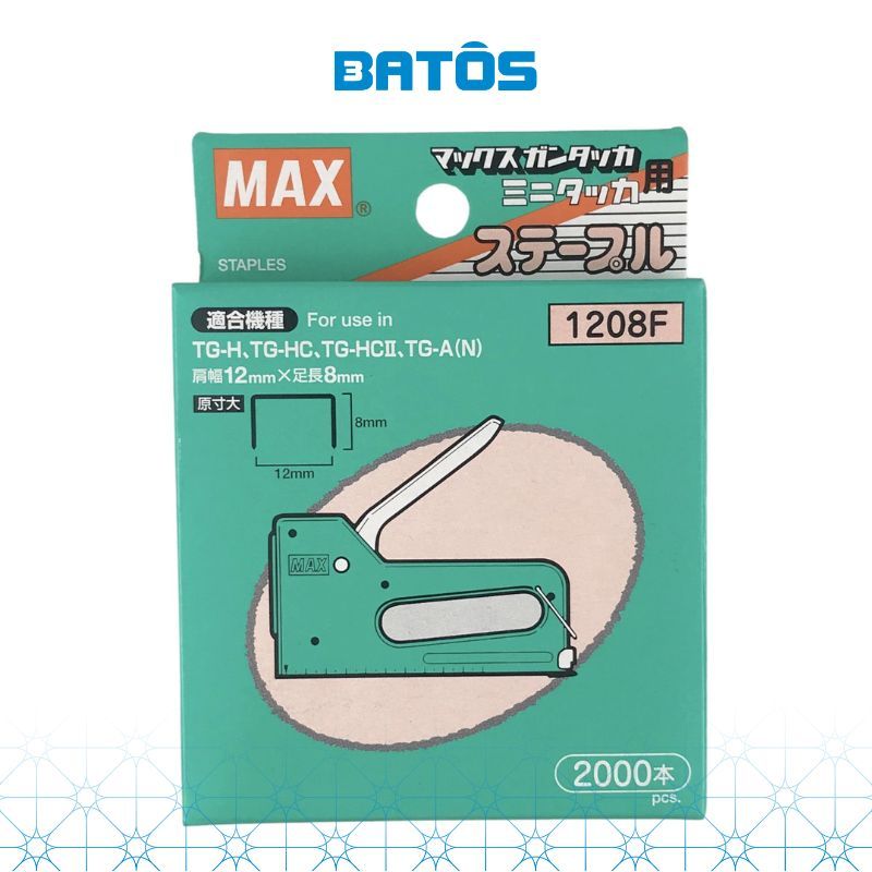 Đinh ghim gỗ MAX 1208F - Dùng cho các loại máy ghim gỗ TG-HC