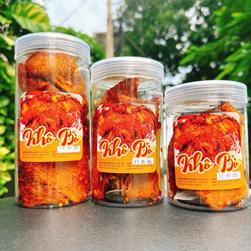 KHÔ BÒ MIẾNG TÂY NGUYÊN ĐẶC BIỆT LOẠI 1 cam kết bò thật 100%