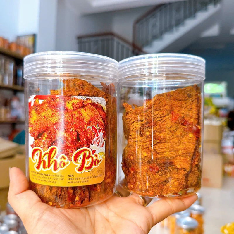 KHÔ BÒ MIẾNG TÂY NGUYÊN ĐẶC BIỆT LOẠI 1 cam kết bò thật 100%