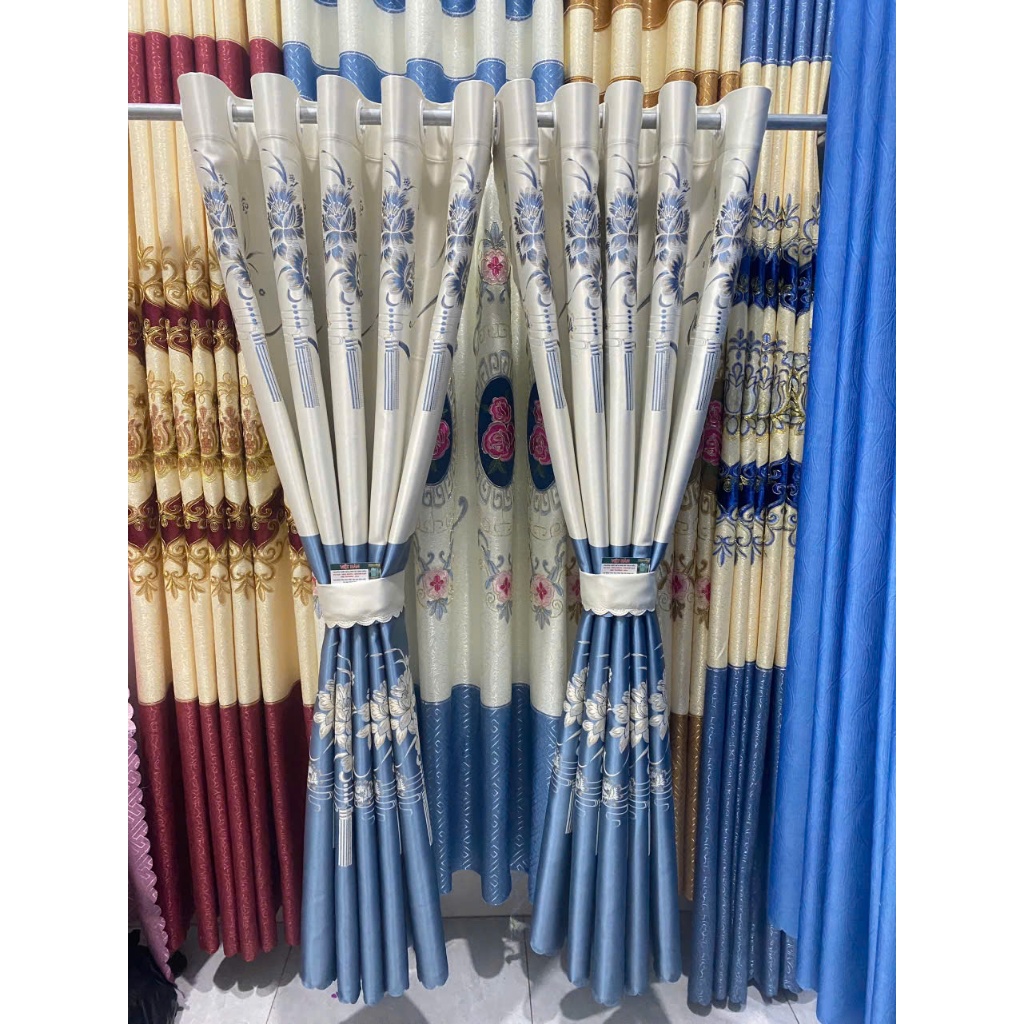 RÈM GẤM 3D CAO CẤP LOẠI 1 CẨN SÁNG CẢN NHIỆT 98% NGĂN PHÒNG CỬA CHINH CỬA SỔ NHIỀU KÍCH THƯỚC GIÁ RẺ
