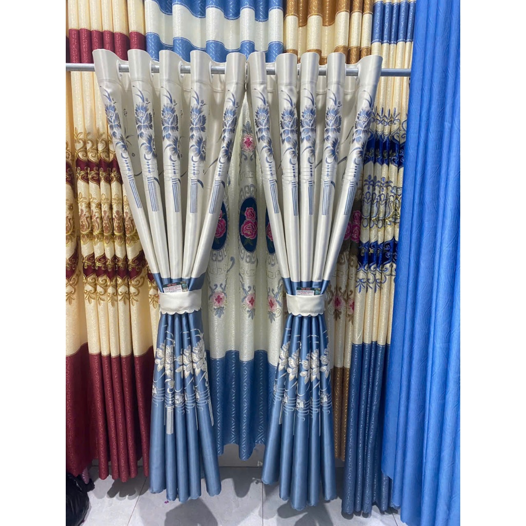 RÈM GẤM 3D CAO CẤP LOẠI 1 CẨN SÁNG CẢN NHIỆT 98% NGĂN PHÒNG CỬA CHINH CỬA SỔ NHIỀU KÍCH THƯỚC GIÁ RẺ