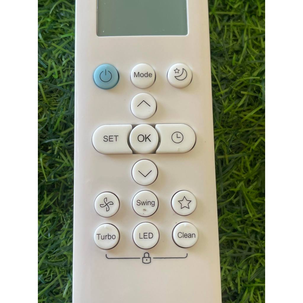 Điều khiển remote từ xa dùng cho điều hòa funiki  NL227 nút eco hiện đại có hình sao nút xanh nhỏ - tặng kèm pin