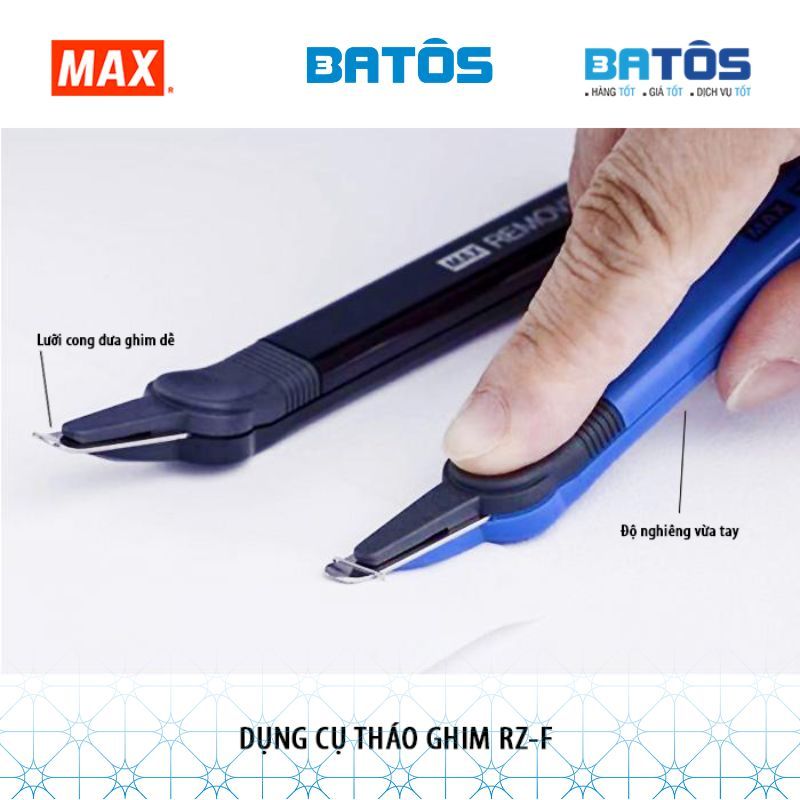 Dụng cụ gỡ ghim MAX RZ-F bền bỉ của Nhật Bản tháo ghim đến 20 tờ/ lần