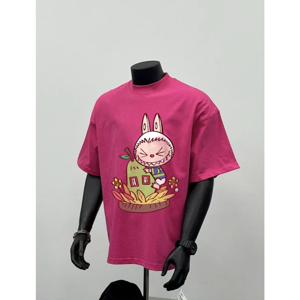 Áo thun Stee Cổ tròn LABUBU 09 Localbrand ICVCVNI Unisex
