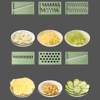 Bộ bào rau củ quả đa năng cao cấp 5/9 lưỡi dao, INOX 304 không gỉ