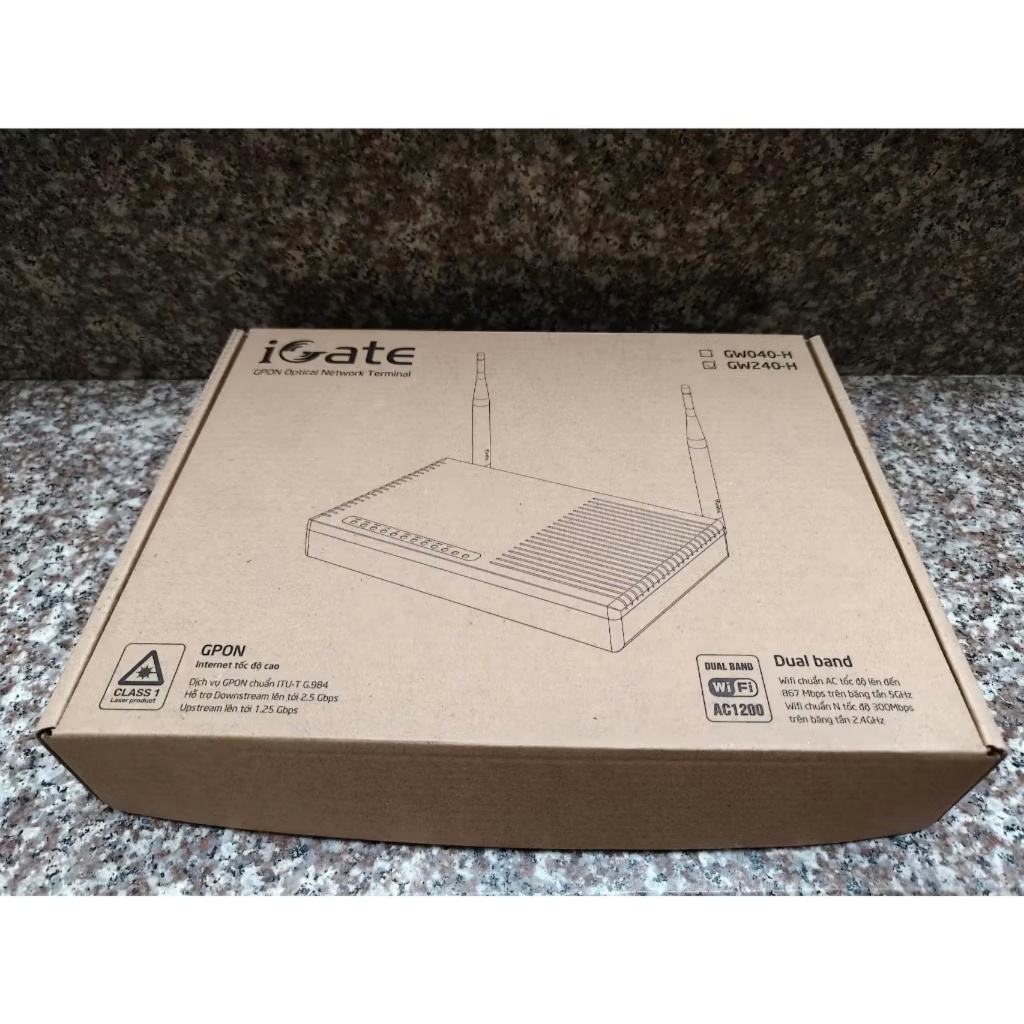 Modem Wifi GPON iGate GW040H, GW020H, ZTE F6201B | Shopee Việt Nam