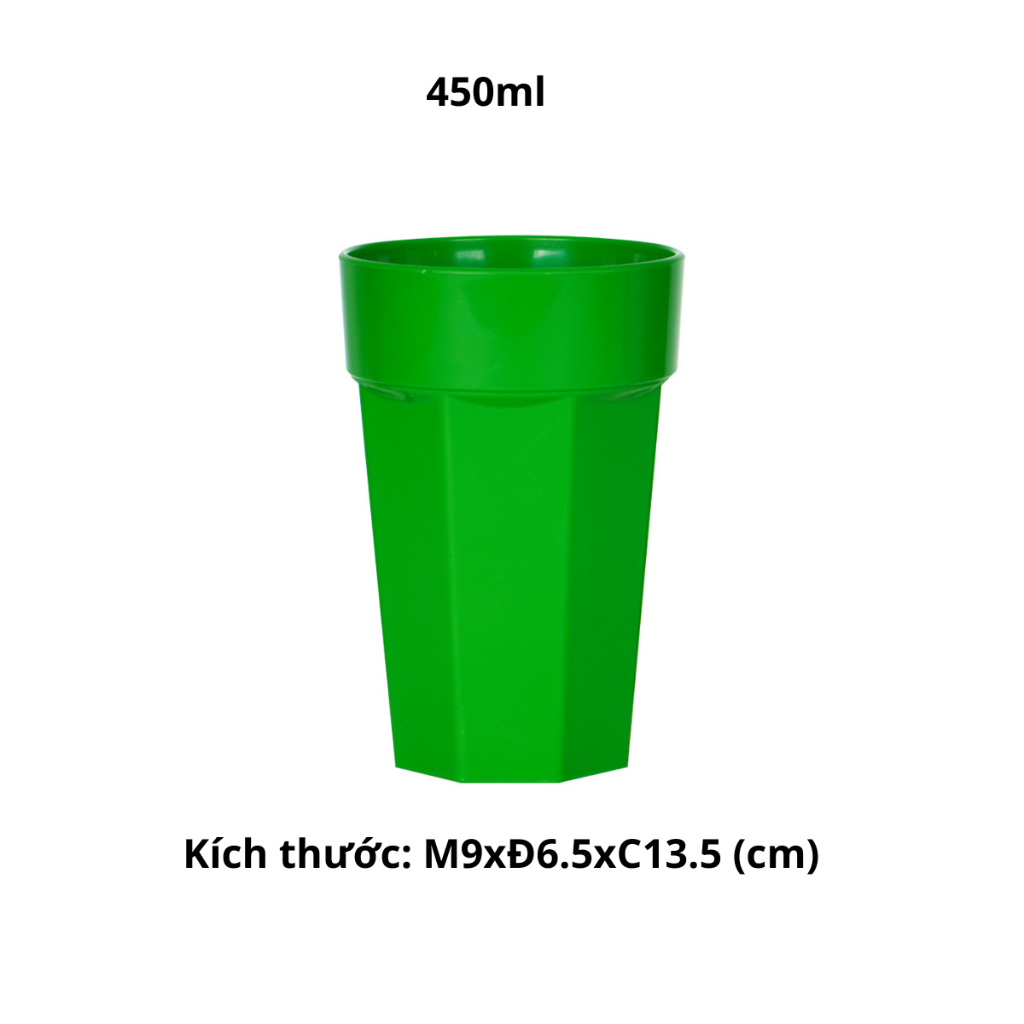 Combo 10 Cốc Phíp 330ml & 450ml Loại Dày Đẹp Chính Hãng Việt Nhật