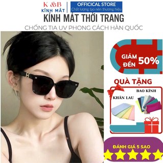 SALE 50% - Kính Râm Nữ Kiểu Vuông Phiên Bản Hàn Quốc Chống Tia UV400 Thời Trang Mới Nhất 2024 - T63