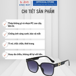 SALE 50% - Kính Râm Nữ Kiểu Vuông Phiên Bản Hàn Quốc Chống Tia UV400 Thời Trang Mới Nhất 2024 - T63