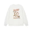 Áo Sweater Nam HappyTee - Áo Thu Đông Cho Nam NY nybl Dancing Chất Da cá Cotton Cao Cấp - 3 màu Đen Trắng Xám