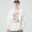 Áo Sweater Nam HappyTee - Áo Thu Đông Cho Nam NY nybl Dancing Chất Da cá Cotton Cao Cấp - 3 màu Đen Trắng Xám