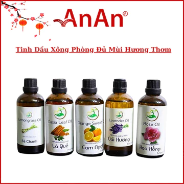 Tinh Dầu Xông Nhiều Mùi Hương | Tinh Dầu Xông Phòng 100ml Dùng Cho | Đèn Xông Máy Khuyết Tán Tinh Dầu