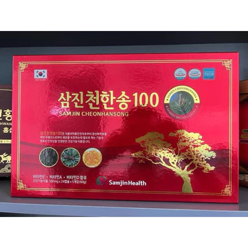 Tinh dầu thông đỏ Samjin 120 viên Hàn Quốc