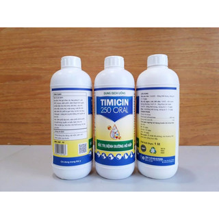 TIMICIN 250 ORAL chai 1 lít VB Pharma trị đường hô hấp viêm phổi cho chó mèo gia súc gia cầm