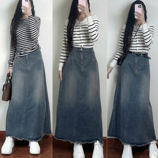 247store - Chân Váy Jeans Dáng Dài Đuôi Cá, Form Đẹp Siêu Tôn Dáng 7815