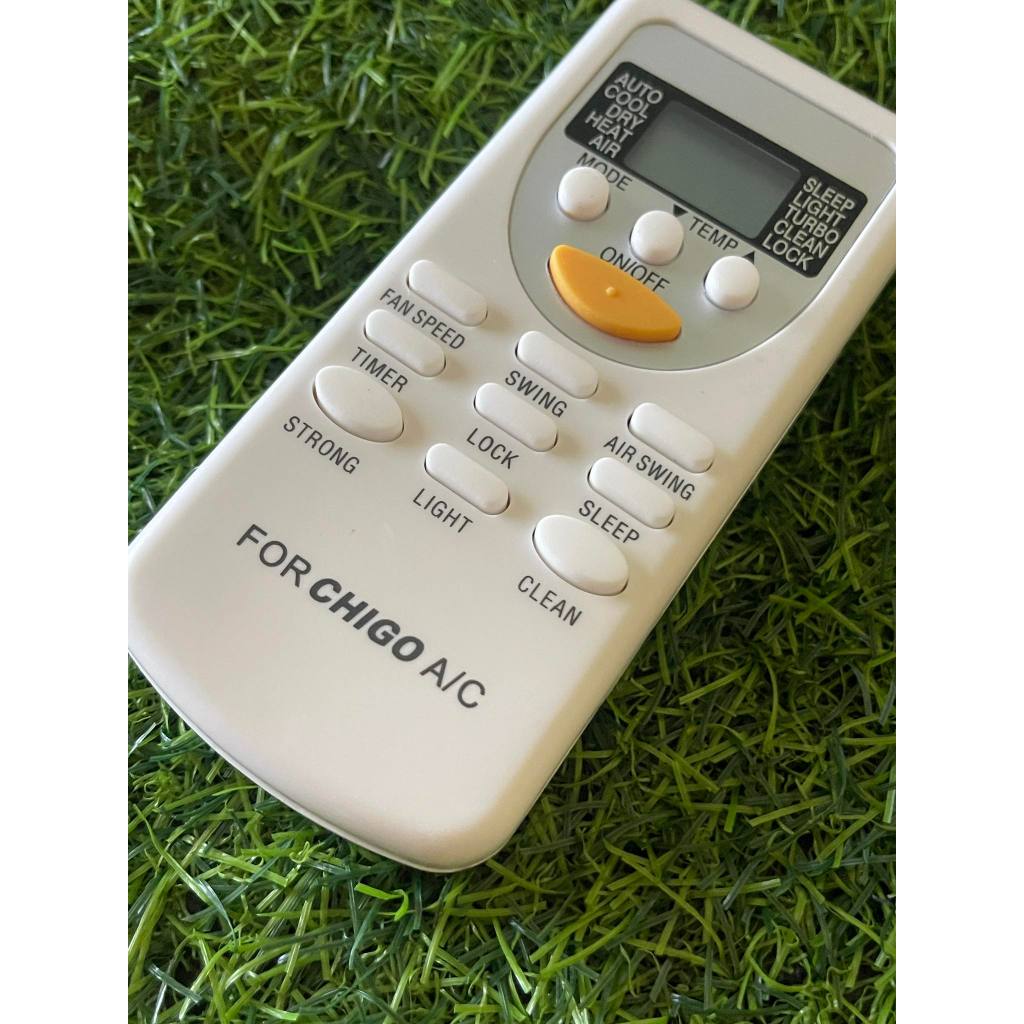 Điều khiển remote từ xa điều hòa máy lạnh chigo hàng tốt-kèm pin-tay đầu bấm điều hòa chigo hàng tốt