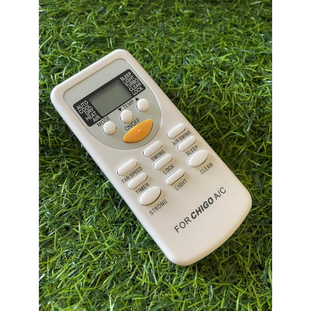Điều khiển remote từ xa điều hòa máy lạnh chigo hàng tốt-kèm pin-tay đầu bấm điều hòa chigo hàng tốt