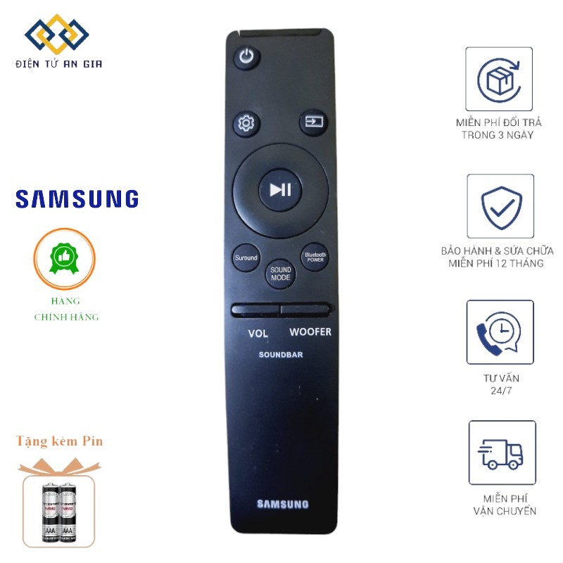 Remote điều khiển dàn âm thanh SAMSUNG Sound Bar- Hàng mới chính hãng ...