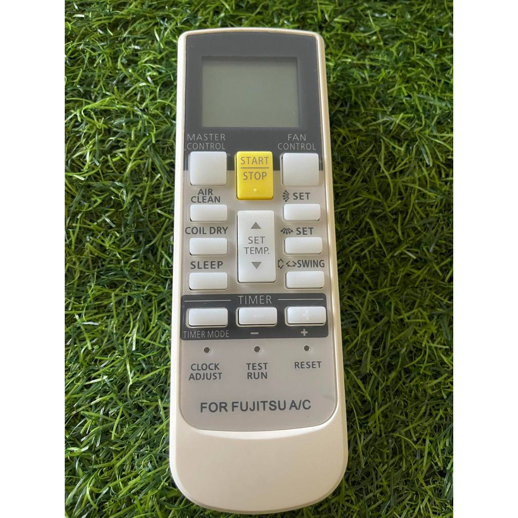 Điều khiển điều hòa Fujitsu AR-RAE2U nút vàng ở giữa - Tặng kèm pin -  Remote Fujitsu - Remote máy lạnh Fujitsu AR