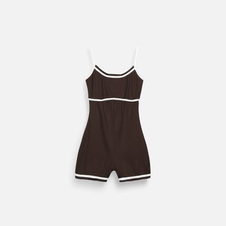 [Deal Độc Quyền] Jumpsuit Nữ Strap Line Mix, Chất Vải Thun Gân Thoải Mái, WJS005, SOME HOW STORE