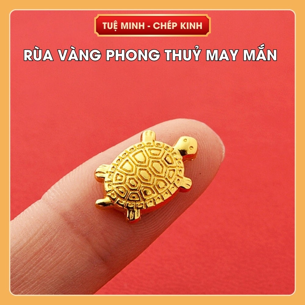Rùa Vàng Mini Phong Thuỷ Chiêu Tài Lộc May Mắn | Shopee Việt Nam
