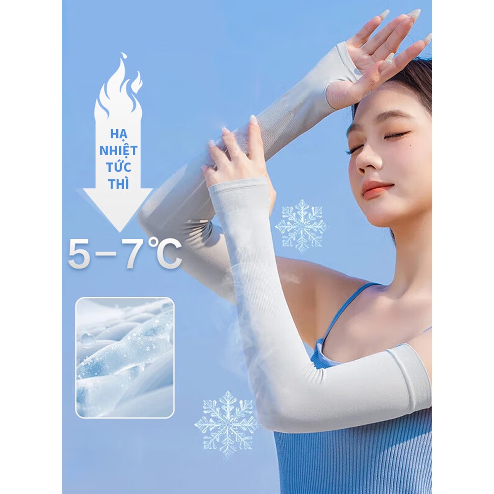 ICON Ống Tay Chống Nắng, Dùng được cho cả nam và nữ. Hè Sự Bảo Vệ Ống Tay Áo Hở NgónChống Nắng