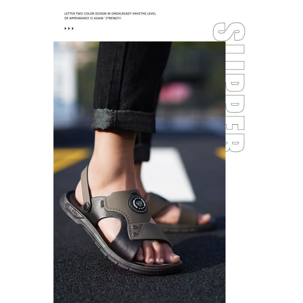 Dép quai hậu nam. dép nam. dép nam Fashion sang trọng, lịch lãm, chống thấm nước, đi mưa thoải mái