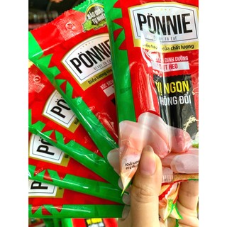 [2 gói]_Xúc Xích Dinh Dưỡng Thịt Heo Ponnie - Gói 5 cây 95g/175g