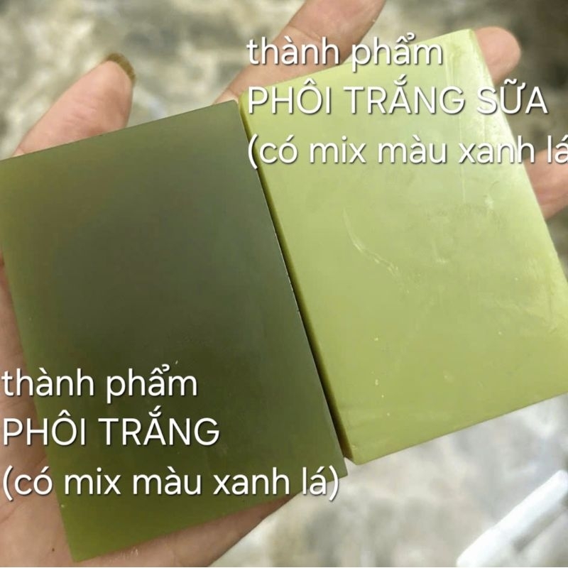 Phôi xà phòng dừa trắng Escoco KO ĐỔ MỒ HÔI - Nguyên liệu làm mỹ phẩm, xà phòng