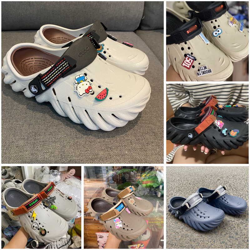 (CHÍNH HÃNG) CROC-S E-CHO BIG SIZE CHO NAM LỖI NHẸ- ĐƯỢC CHỌN QUAI DÙ ...