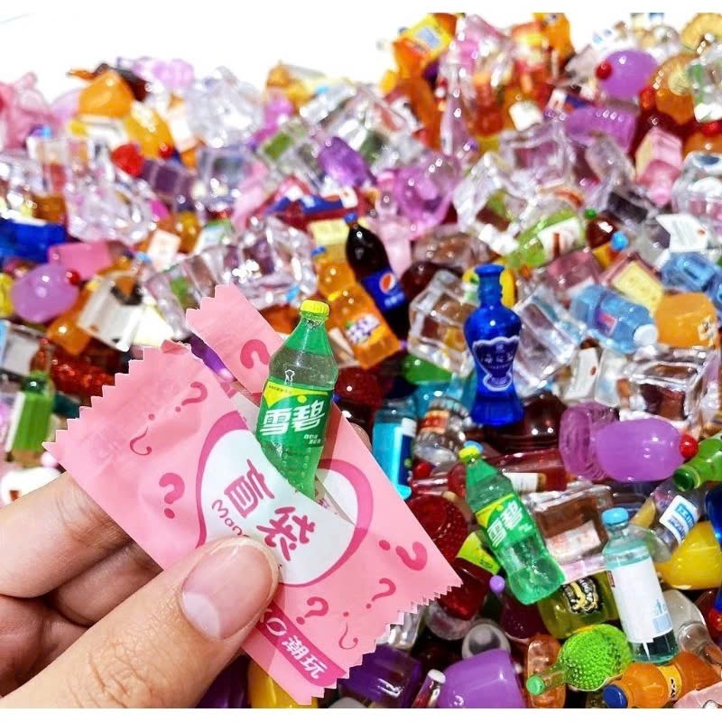 Túi mù mini mẫu dạ quang ngẫu nhiên, túi bóc quà bí mật blind bag , Túi ...