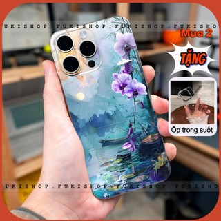 Miếng dán Skin Mặt lưng Sau Hoa MS06 FULL VIỀN Dành Cho Các dòng ANDROID , 16 pro max 15 pro max 14 pro max