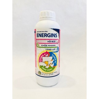 ENERGINS chai 1 lít Vb Pharma giúp vật nuôi nâng cao sức đề kháng, tăng lực nhân sâm gia súc gia cầm