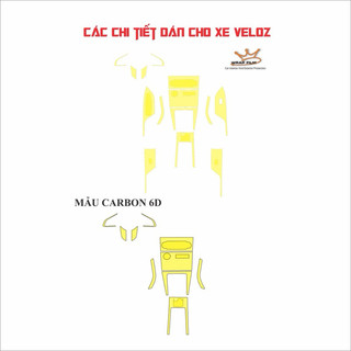 Decal dán nội thất Toyota Veloz
