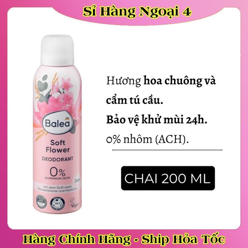 [DATE MỚI] Xịt khử mùi và thơm cơ thể Balea - Nội Địa Đức