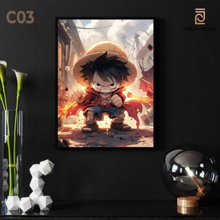 Tranh tráng gương LUffy Gear 5 Treo Tường
