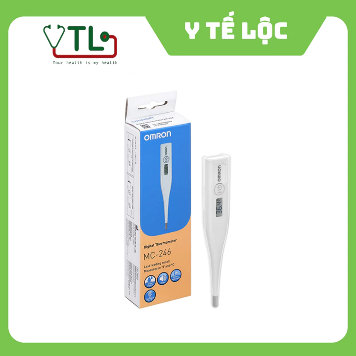 Nhiệt kế điện tử Omron MC-246 (Trắng)