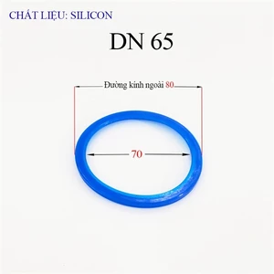 Ron rắc co vi sinh Silicon DN20 - DN65, Miếng đệm cao su, Gioăng rắc co vi sinh SMS 25 - SMS 63