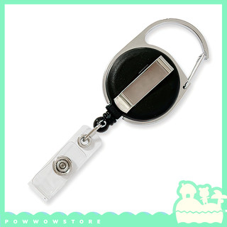 [Sẵn VN] Lõi Tơrua Nhựa Kéo Rút 70cm Sử Dụng Móc Vào Bao Đựng Thẻ Hoặc Móc Khoá Phong Cách Đơn Giản Black Đen