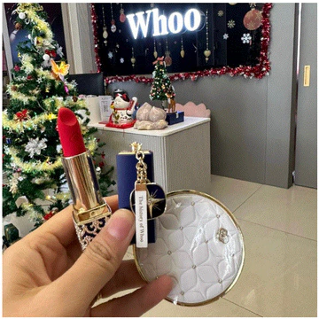 [HÀNG CÔNG TY BAO CHECK TEM CHÍNH HÃNG] SET SON WHOO NHUNG LÌ PHIÊN BẢN NOEL TẶNG GƯƠNG